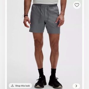 Lululemon License to Train Linerless Short 7" men’s solar gray XL